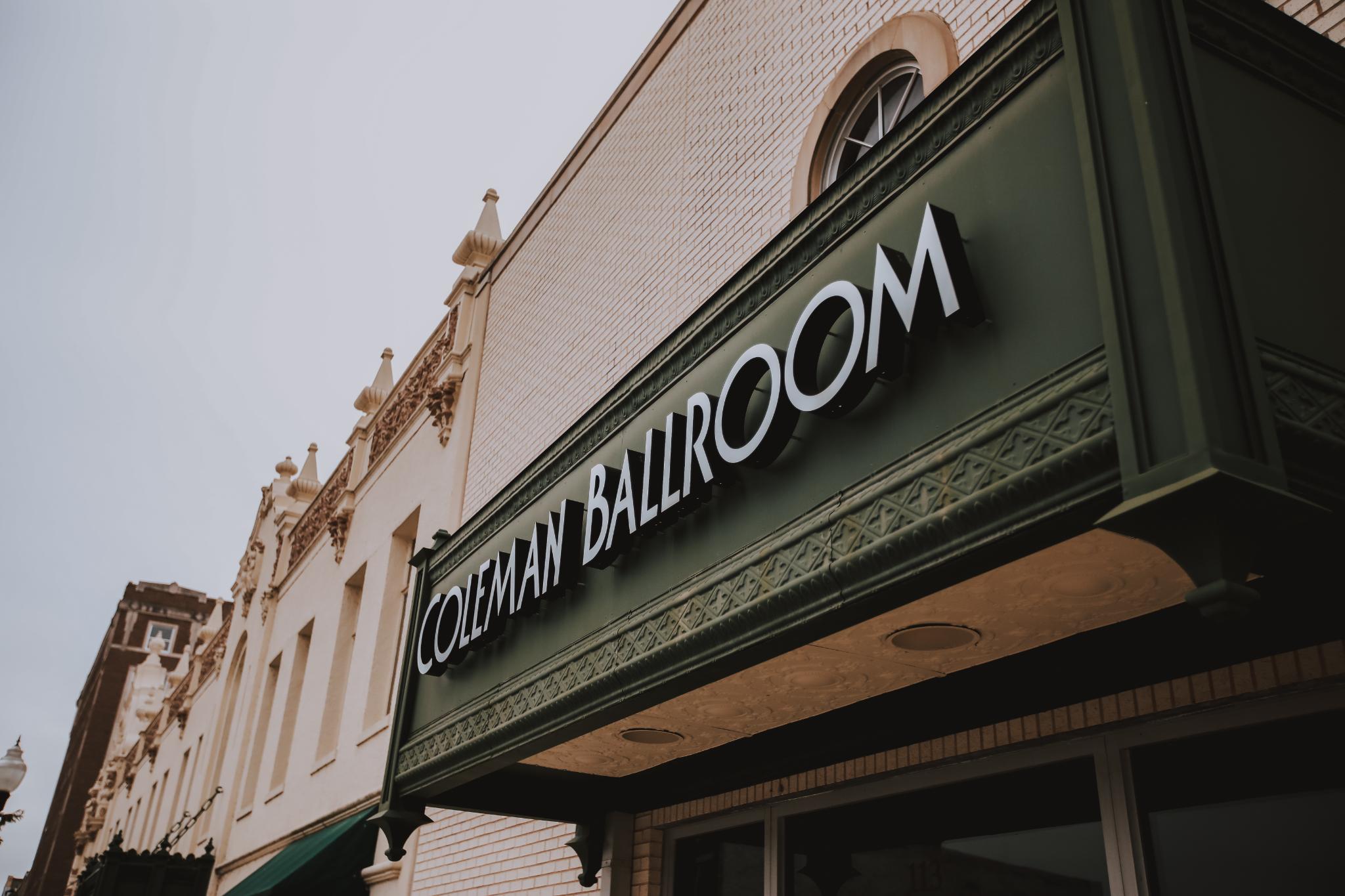 Coleman Ballroom - Miami, Oklahoma Front and Back Lit Channel Letters