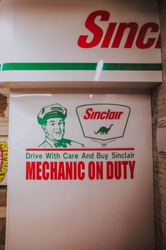 Full vintage bathroom branding and graphics package produced and installed.