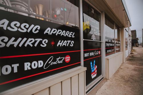 Designed, produced, and installed window graphics.