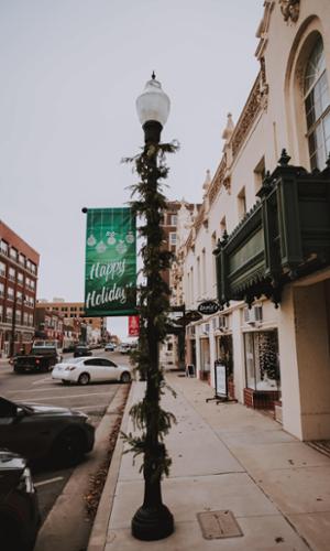 Designed, printed, and finished street banners.